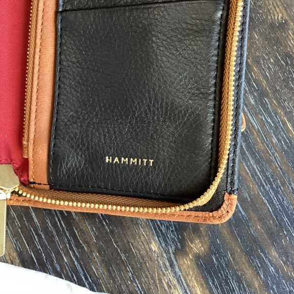 Hammitt Bryant Black and Brown Colorblock Leathers Wallet - Picture 9 of 16